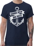 Shirtracer T-Shirt Sabbel nich dat geit! weiß