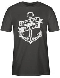 Shirtracer T-Shirt Sabbel nich dat geit! weiß