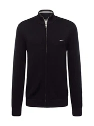 Gant Strickjacke COTTON PIQUE ZIP CARDIGAN Schwarz