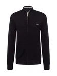 Gant Strickjacke COTTON PIQUE ZIP CARDIGAN Schwarz