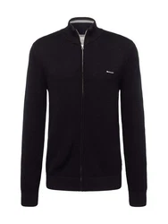Gant Strickjacke COTTON PIQUE ZIP CARDIGAN Schwarz