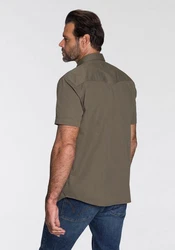 Arizona Kurzarmhemd Western-Stil Dunkelgrün/Khaki/Grün/Braun