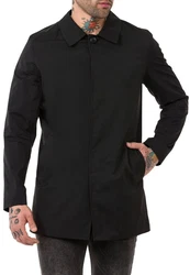 RedBridge Trenchcoat Herren Mantel Jacke Schwarz/Beige