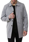 RedBridge Trenchcoat Herren Mantel Jacke Grau