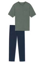 Schlafanzug Schlafanzug lang kurzarm