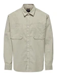 ONLY & SONS Blusenshirt ONSALP RLX 2PKT WASHD CORD LS SHIRT Khaki/Dunkelgrün/Hellgrün