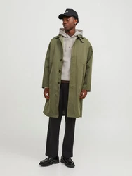 Jack & Jones Sweatshirt JJEStar Khaki/Braun/Beige/Grau