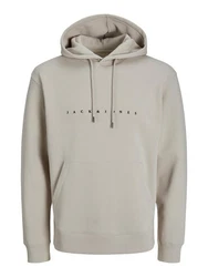 Jack & Jones Sweatshirt JJEStar Khaki/Braun/Beige/Grau