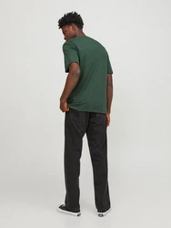 JACK & JONES T-Shirt JJEJOSH TEE SS CREW NECK NOOS Dunkelgrün/Grün