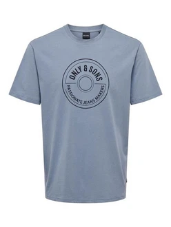 ONLY & SONS Rundhalsshirt ONSLAMER LIFE REG LOGO SS TEE
