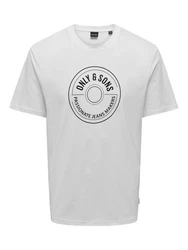 ONLY & SONS Rundhalsshirt ONSLAMER LIFE REG LOGO SS TEE 