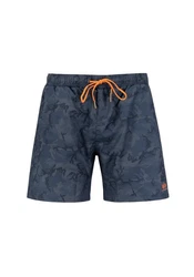 Alpha Industries Basic Swim Short Dunkelblau/Hellblau/Blau