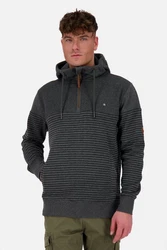 Alife & Kickin Kapuzensweatshirt HugoAK Z Dunkelgrau/Dunkelgrün/Grau/Hellgrau/Schwarz