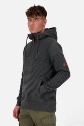 Alife & Kickin Kapuzensweatshirt HugoAK Z Dunkelgrau/Dunkelgrün/Grau/Hellgrau/Schwarz