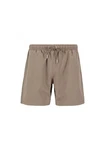 Alpha Industries Herren Badebekleidung Hydrochromic AOP Swimshort Khaki/Beige/Braun/Grau