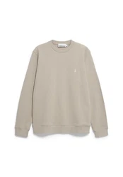 Armedangels Sweatshirt BAARO COMFORT Regular Fit Beige/Khaki