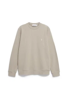 Armedangels Sweatshirt BAARO COMFORT Regular Fit Beige/Khaki