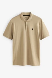Next Piqu-Poloshirt Khaki/Beige