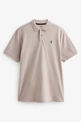 Next Piqu-Poloshirt Braun/Beige/Khaki/Grau