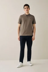 Next Piqu-Poloshirt Grau/Braun/Khaki/Beige