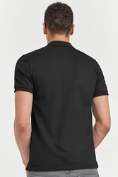 Next Piqu-Poloshirt Schwarz/Grau/Dunkelgrau/Rot