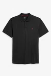 Next Piqu-Poloshirt Schwarz/Grau/Dunkelgrau/Rot