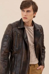 Lederjacke Chester