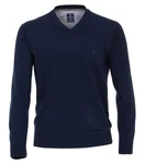 Redmond V-Ausschnitt Pullover Dunkelblau/Blau/Hellblau