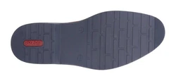 Rieker Schnürschuh mit Stretcheinsatz navy/cognac