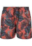 URBAN CLASSICS Badeshorts PatternSwim Shorts Orange/Rot/Rosa/Beige