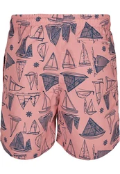 URBAN CLASSICS Badeshorts PatternSwim Shorts Rosa