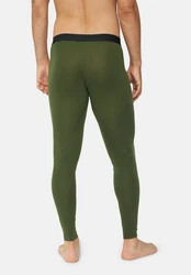 DANISH ENDURANCE Thermounterhose Merino Funktionshose  Dunkelgrün/Grün