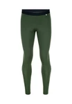 DANISH ENDURANCE Thermounterhose Merino Funktionshose  Dunkelgrün/Grün