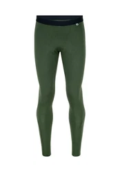 DANISH ENDURANCE Thermounterhose Merino Funktionshose  Dunkelgrün/Grün