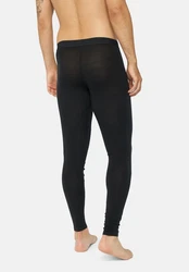 DANISH ENDURANCE Thermounterhose Merino Funktionshose  Schwarz/Grün/Braun