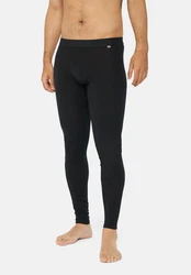 DANISH ENDURANCE Thermounterhose Merino Funktionshose  Schwarz/Grün/Braun