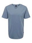 Only & Sons T-Shirt 'Matt' rauchblau