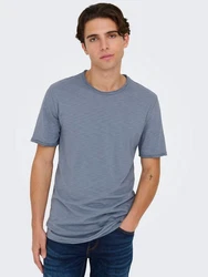 Only & Sons T-Shirt Benne Blau
