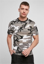 Brandit Herren Premium Shirt Dunkelgrün/Grau