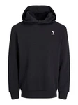 Jack & Jones Kapuzensweatshirt JCOTRIANGLE SWEAT HOOD SN Schwarz/Dunkelblau/Dunkelgrau