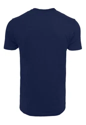 Merchcode T-Shirt Round Neck Grau/Dunkelblau/Hellblau