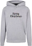 Merchcode Kapuzensweatshirt Ladies Merry Christmas Lights Box Tee Grau/Silber/Rot