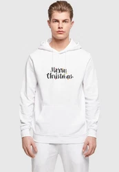 Merchcode Kapuzensweatshirt Ladies Merry Christmas Lights Box Tee Weiß/Silber/Hellblau/Dunkelblau/Rot