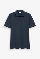 Next Poloshirt im 3er-Pack Dunkelblau/Blau/Dunkelgrau/Grau