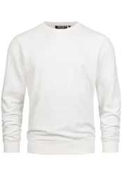 Indicode Pullover Holt Creme/Weiß
