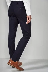 Next Anzug Skinny-Fit-Hose Dunkelblau/Hellblau/Blau