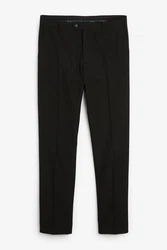 Next Anzug Skinny-Fit-Hose Schwarz/Khaki