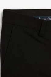 Next Anzug Skinny-Fit-Hose Schwarz/Khaki
