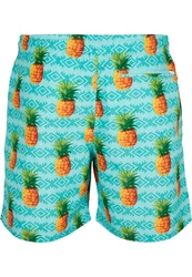 URBAN CLASSICS Badeshorts PatternSwim Shorts Gelb