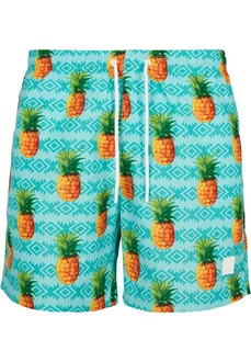 URBAN CLASSICS Badeshorts PatternSwim Shorts Gelb